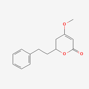 molecular formula C14H16O3 B1195252 二氢卡瓦因 CAS No. 3384-26-7