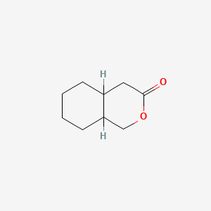 molecular formula C9H14O2 B1195253 Octahydrobenzopyran-3-one CAS No. 21962-62-9