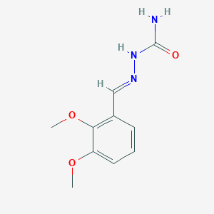 molecular formula C10H13N3O3 B11952580 2,3-Dimethoxybenzaldehyde semicarbazone CAS No. 6268-66-2