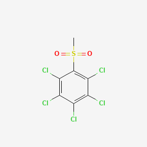 molecular formula C7H3Cl5O2S B1195263 Methylsulfonylpentachlorobenzene CAS No. 67646-65-5