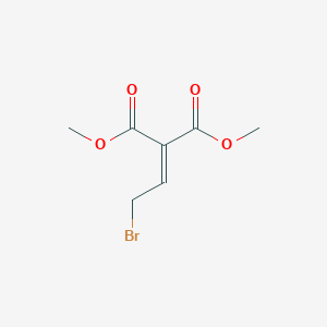 molecular formula C7H9BrO4 B11952633 Dimethyl (2-bromoethylidene)propanedioate CAS No. 69231-27-2