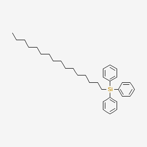 molecular formula C34H48Si B11952652 Hexadecyltriphenylsilane CAS No. 6623-63-8