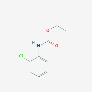 molecular formula C10H12ClNO2 B11952661 propan-2-yl N-(2-chlorophenyl)carbamate CAS No. 30172-81-7