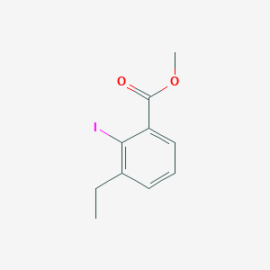 molecular formula C10H11IO2 B11952673 Methyl 3-ethyl-2-iodobenzoate CAS No. 28455-63-2