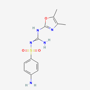 molecular formula C12H15N5O3S B1195270 Sulfaguanole CAS No. 27031-08-9