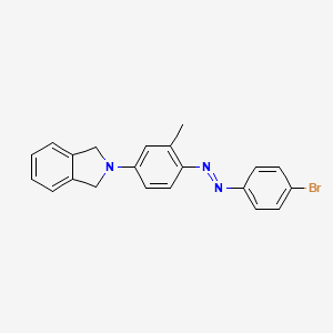 molecular formula C21H18BrN3 B11952707 2-(4-(4-Bromophenylazo)-3-methylphenyl)isoindoline CAS No. 195451-70-8