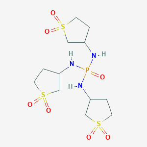 molecular formula C12H24N3O7PS3 B11952721 N,N',N''-tris(1,1-dioxidotetrahydrothiophen-3-yl)phosphoric triamide 
