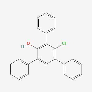 molecular formula C24H17ClO B11952734 3-Chloro-2,4,6-triphenylphenol CAS No. 6924-47-6