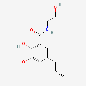 molecular formula C13H17NO4 B1195274 Alibendol CAS No. 26750-81-2