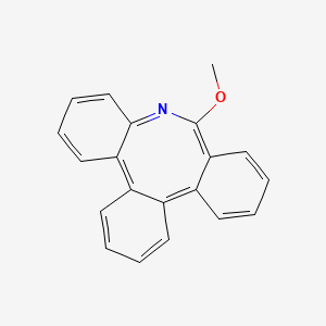 molecular formula C20H15NO B11952775 (1Z,7Z,13Z,15E)-15-methoxy-14-azatetracyclo[14.4.0.02,7.08,13]icosa-1,3,5,7,9,11,13,15,17,19-decaene CAS No. 37908-49-9