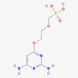 Phosphonic acid, [[2-[(2,6-diamino-4-pyrimidinyl)oxy]ethoxy]methyl]-