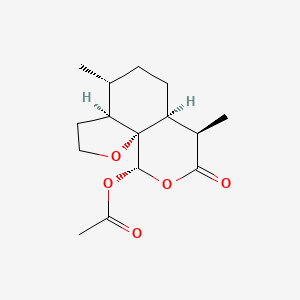 molecular formula C15H22O5 B1195288 Artemisinin G 