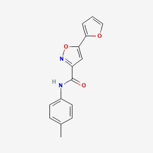 5-(2-furanyl)-N-(4-methylphenyl)-3-isoxazolecarboxamide