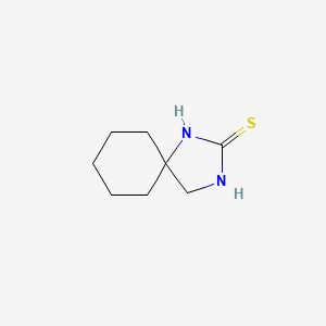 molecular formula C8H14N2S B11952930 1,3-Diazaspiro[4.5]decane-2-thione CAS No. 13157-24-9