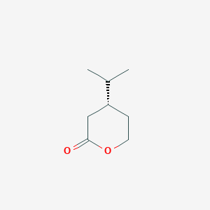 molecular formula C8H14O2 B11952988 (4R)-4-isopropyltetrahydro-2H-pyran-2-one CAS No. 37147-17-4