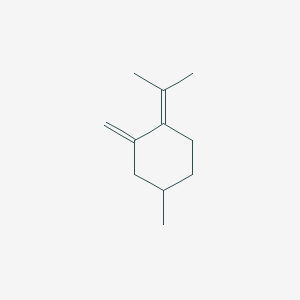 molecular formula C11H18 B1195299 4-Methyl-2-methylene-1-(1methylethylidene)-cyclohexane 
