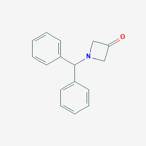 molecular formula C16H15NO B119530 1-Benzhydrylazetidin-3-one CAS No. 40320-60-3