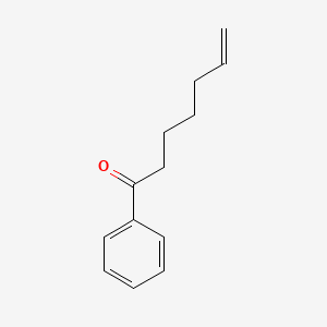 molecular formula C13H16O B11953006 1-Phenylhept-6-en-1-one CAS No. 15177-05-6
