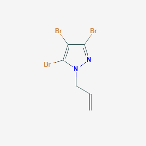 molecular formula C6H5Br3N2 B11953040 1-Allyl-3,4,5-tribromopyrazole CAS No. 13369-77-2