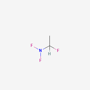 molecular formula C2H4F3N B1195307 Ethanamine, trifluoro- CAS No. 29010-16-0