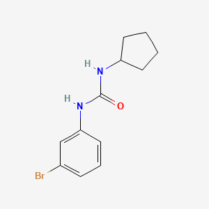 molecular formula C12H15BrN2O B11953086 1-(3-Bromophenyl)-3-cyclopentylurea 