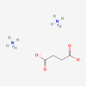 molecular formula C4H12N2O4 B1195312 Ammonium succinate CAS No. 2226-88-2