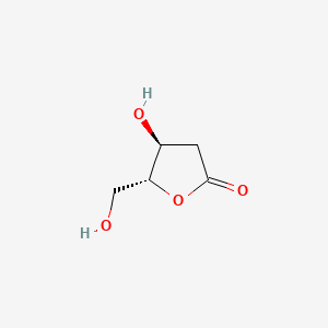 B1195316 (4S,5R)-4-hydroxy-5-(hydroxymethyl)dihydrofuran-2(3H)-one CAS No. 34371-14-7