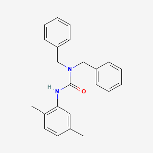 molecular formula C23H24N2O B11953172 N,N-Dibenzyl-N'-(2,5-dimethylphenyl)urea CAS No. 86764-33-2