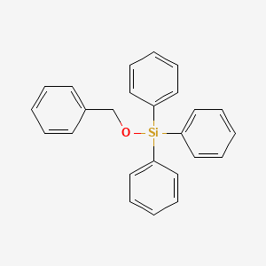 molecular formula C25H22OSi B11953203 (Benzyloxy)triphenylsilane 