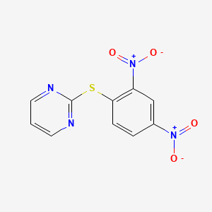 Pyrimidine, 2-((2,4-dinitrophenyl)thio)-