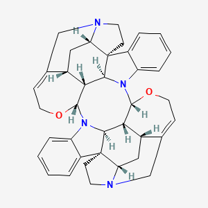 molecular formula C38H40N4O2 B1195327 Caracurine V CAS No. 630-87-5