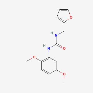 molecular formula C14H16N2O4 B11953346 1-(2,5-Dimethoxyphenyl)-3-furfurylurea 