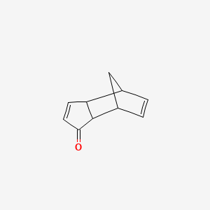 molecular formula C10H10O B11953357 endo-3a,4,7,7a-Tetrahydro-4,7-methanoinden-1-one CAS No. 5530-96-1