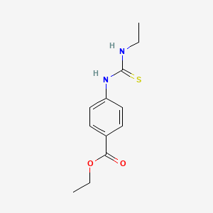 molecular formula C12H16N2O2S B11953362 Ethyl 4-(ethylthiocarbamoylamino)benzoate CAS No. 19340-42-2
