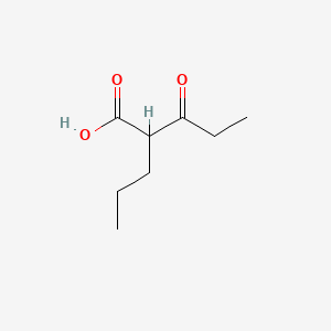 molecular formula C8H14O3 B1195337 3-Oxovalproic acid CAS No. 60113-81-7