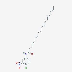 molecular formula C24H39ClN2O3 B11953415 N-(4-chloro-3-nitrophenyl)octadecanamide CAS No. 143218-50-2