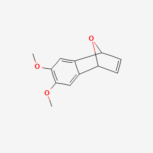 molecular formula C12H12O3 B11953421 1,4-Dihydro-6,7-dimethoxy-1,4-epoxynaphthalene CAS No. 19061-37-1
