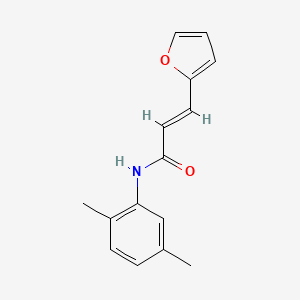 molecular formula C15H15NO2 B11953454 N-(2,5-Dimethylphenyl)-3-(furan-2-yl)acrylamide 