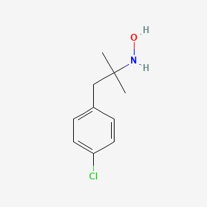 molecular formula C10H14ClNO B1195348 1-(4-Chlorophenyl)-n-hydroxy-2-methylpropan-2-amine CAS No. 52497-64-0