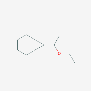 molecular formula C13H24O B11953492 1-(1,6-Dimethylbicyclo[4.1.0]hept-7-yl)ethyl ethyl ether CAS No. 1134328-24-7