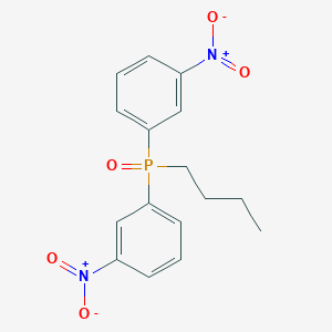 molecular formula C16H17N2O5P B11953495 Butylbis(3-nitrophenyl)phosphine oxide 