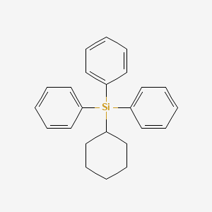 molecular formula C24H26Si B11953524 Cyclohexyltriphenylsilane 