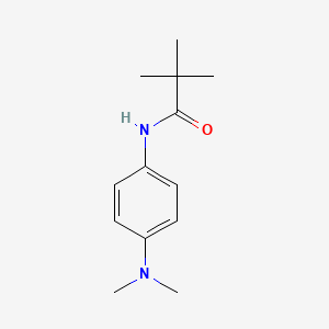 molecular formula C13H20N2O B11953538 N-[4-(dimethylamino)phenyl]-2,2-dimethylpropanamide CAS No. 173317-62-9