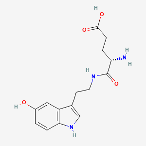 molecular formula C15H19N3O4 B1195354 Glumitan CAS No. 61059-62-9