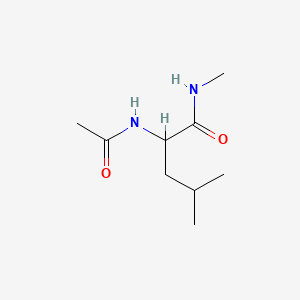 molecular formula C9H18N2O2 B11953559 Pentanamide, 2-(acetylamino)-N,4-dimethyl- CAS No. 26090-94-8
