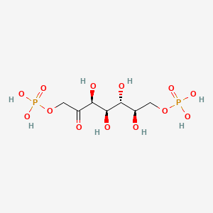 molecular formula C7H16O13P2 B1195356 Sedoheptulose 1,7-bisphosphate CAS No. 815-91-8