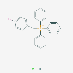 molecular formula C25H22ClFP+ B11953586 (4-Fluorobenzyl)(triphenyl)phosphonium chloride 