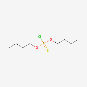molecular formula C8H18ClO2PS B11953590 Phosphorochloridothioic acid, dibutyl ester CAS No. 64047-39-8