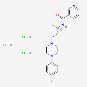 molecular formula C20H28Cl3FN4O B1195361 Niaprazine trihydrochloride CAS No. 34426-53-4