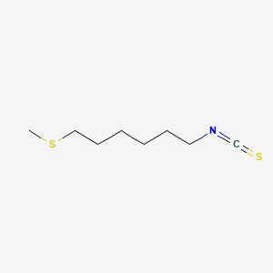 molecular formula C8H15NS2 B1195363 1-Isothiocyanato-6-(methylthio)hexane CAS No. 4430-39-1